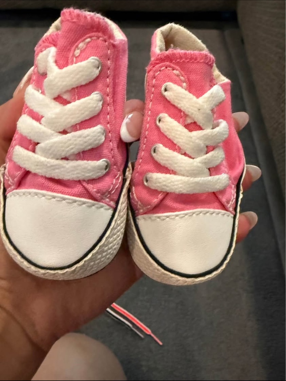 Pink Converse- Comfortable Lace-Up Shoes